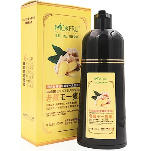 Shop products 5 Mukero Ginger Hair Dye Shampoo (Dark Black)