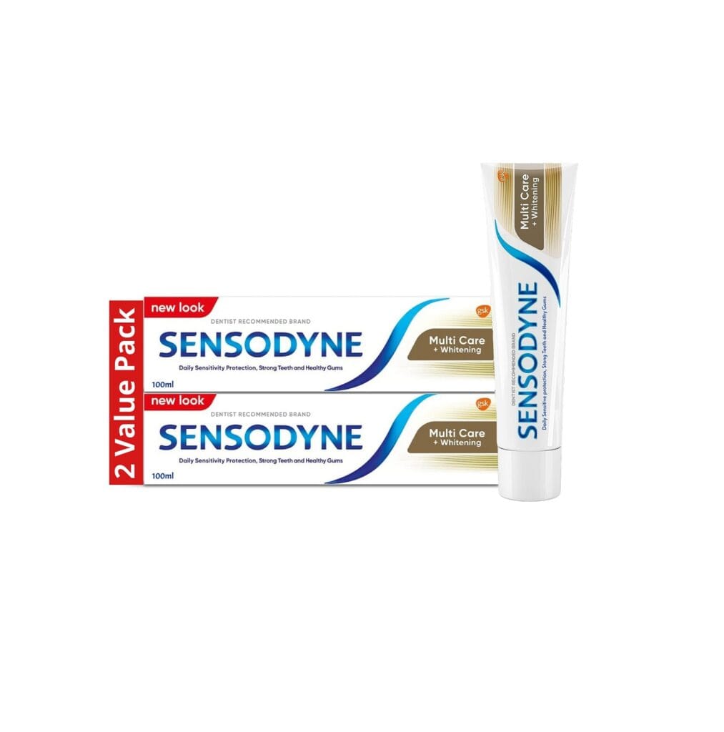 Sensodyne Toothpaste Multi Care Plus Whitening 100-ml (2 Value Pack) product image