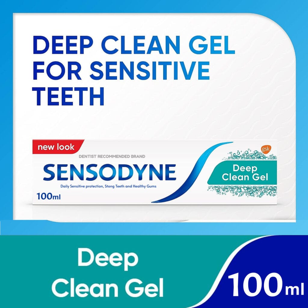 Sensodyne Toothpaste Deep Clean Gel 100ml (2 Value Pack) details image