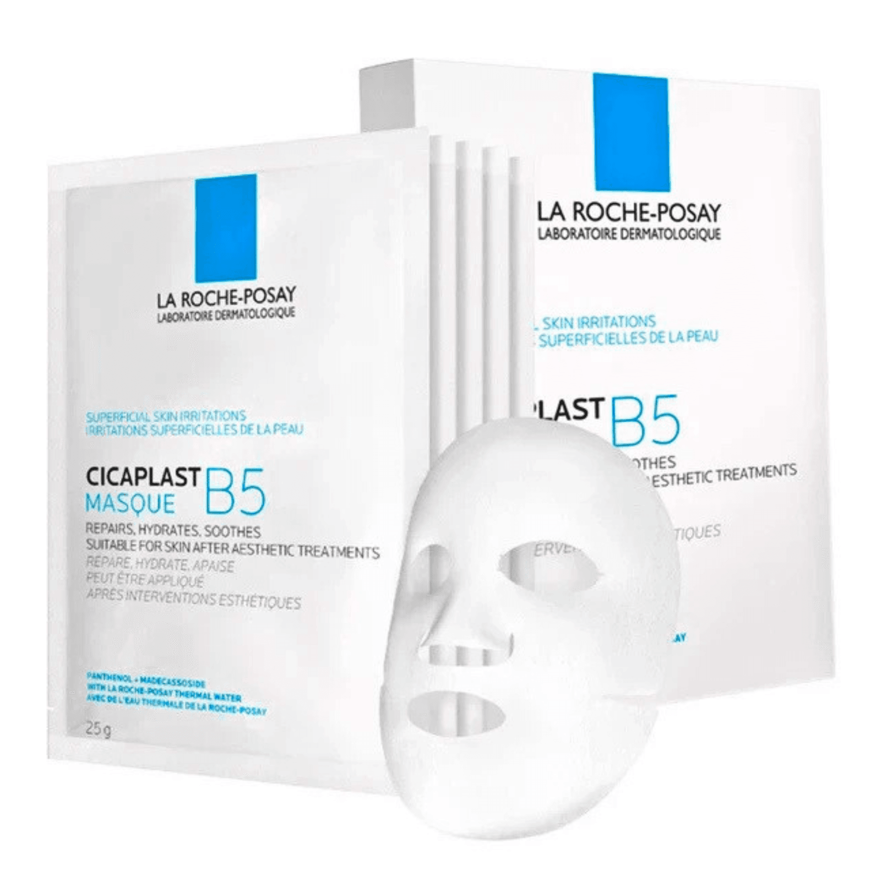 La Roche-Posay Cicaplast B5 Repairing and Hydrating Mask Sheets 1 La Roche-Posay Cicaplast B5 Repairing and Hydrating Mask Sheets