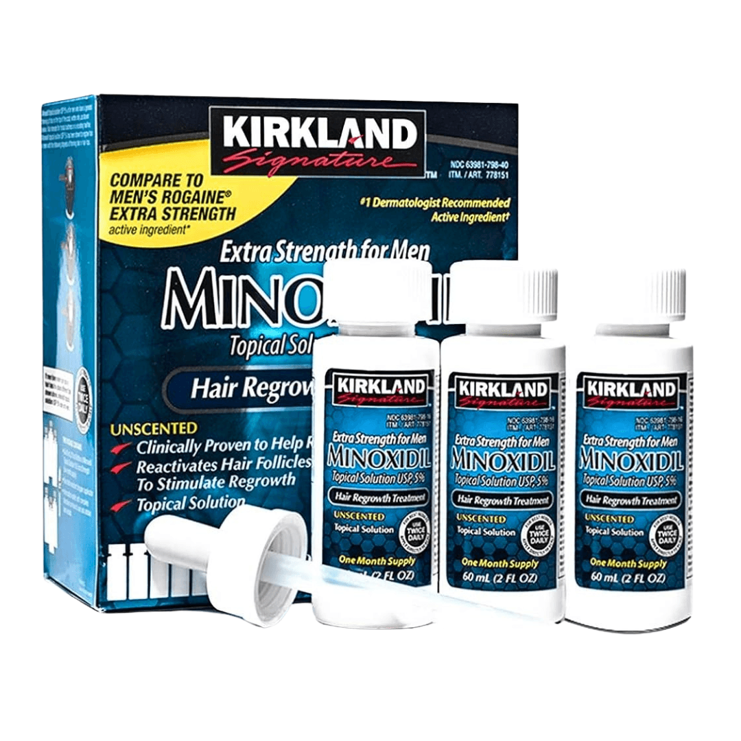 Kirkland Minoxidil 5% Men Hair Regrowth Treatment 1 Kirkland Minoxidil 5% Men Hair Regrowth Treatment
