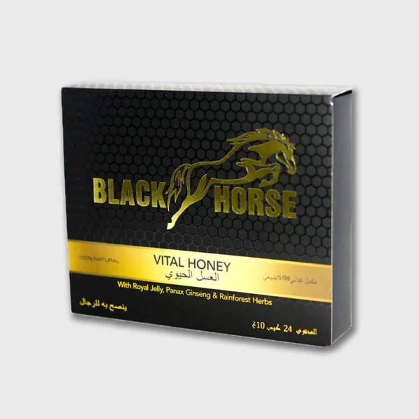 Black Horse Vital Honey (24 Sachets) - Image 2