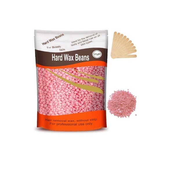 Hair Removal Hard Wax Beans Natural Hot Film Full-Body Depilatory Wax Beads for Women Me (0500g)