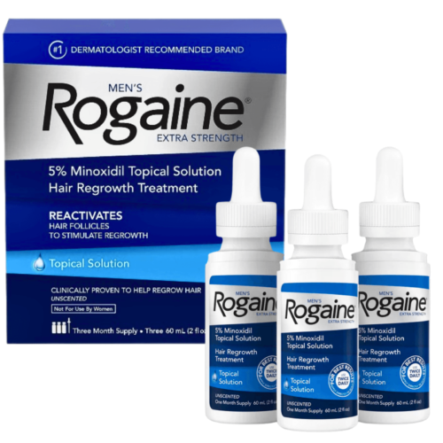 Rogaine Men’s 5% Minoxidil Hair Regrowth Topical Solution