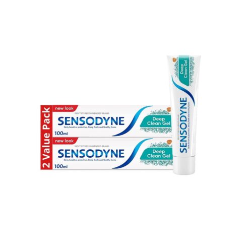 Sensodyne Toothpaste Deep Clean Gel 100ml (2 Value Pack)