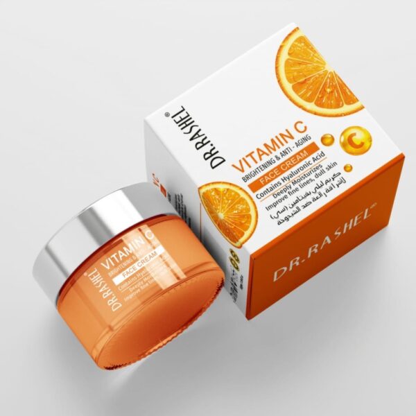 Dr.Rashel Vitamin C Brightening & Anti Aging Face Cream, 50Gram - Image 3
