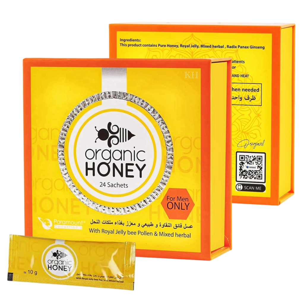 Organic Royal Honey with Natural R-Jelly for Men – 24 Pieces product image