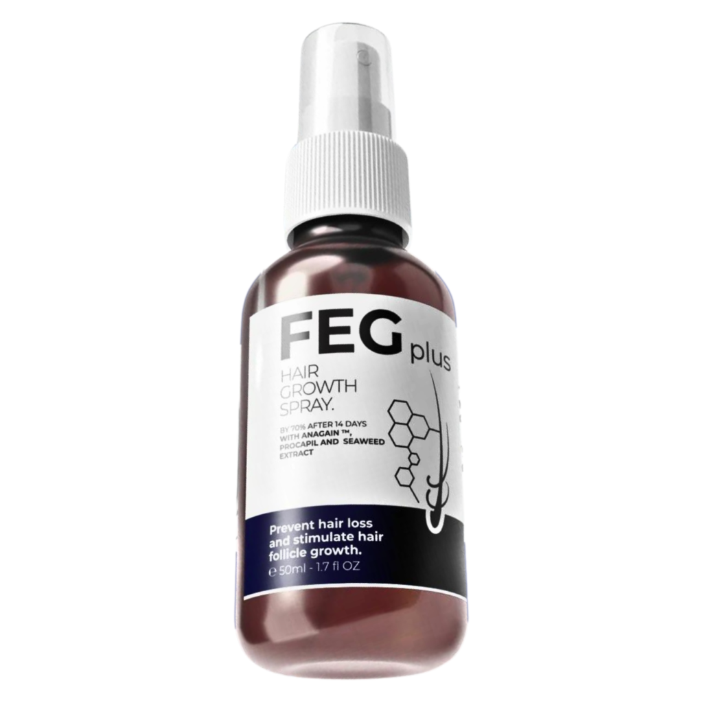 How to Use Original FEG Plus Hair Growth Spray – 50ml Benefits 2 Original FEG Plus Hair Growth Spray – 50ml details image