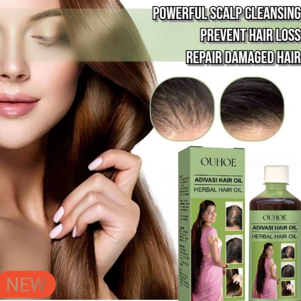 How to Use Adivasi Hair Oil OUHOE Herbal hair care for scalp cleansing hair loss prevention, and damage repair Benefits 18 Adivasi Hair Oil OUHOE Herbal hair care for scalp cleansing hair loss prevention, and damage repair details image